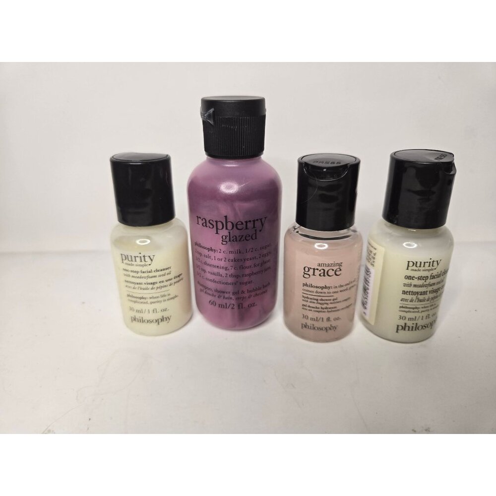 Philosophy Mini Self-Care Set Premium Popular Cleanser Body Wash Skin Care